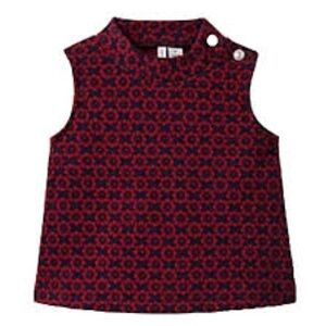 Janie and Jack Jacquard Patterned Sleeveless Shorts Set 2T/18-24 Equestrian